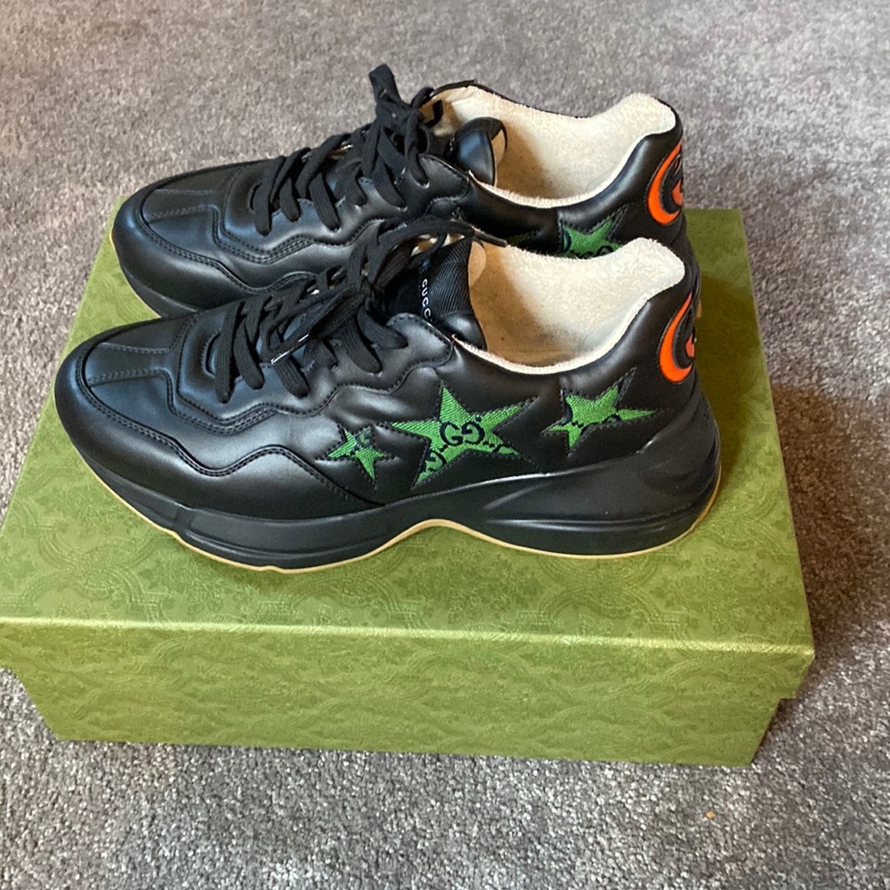 Gucci, gym shoes, size 8+ or us 9
